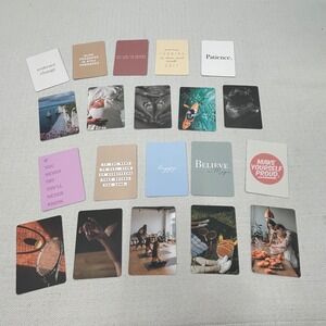 Lamare Vision Board Cards Motivational Positivity Affirmation Set 132 Dream Mood